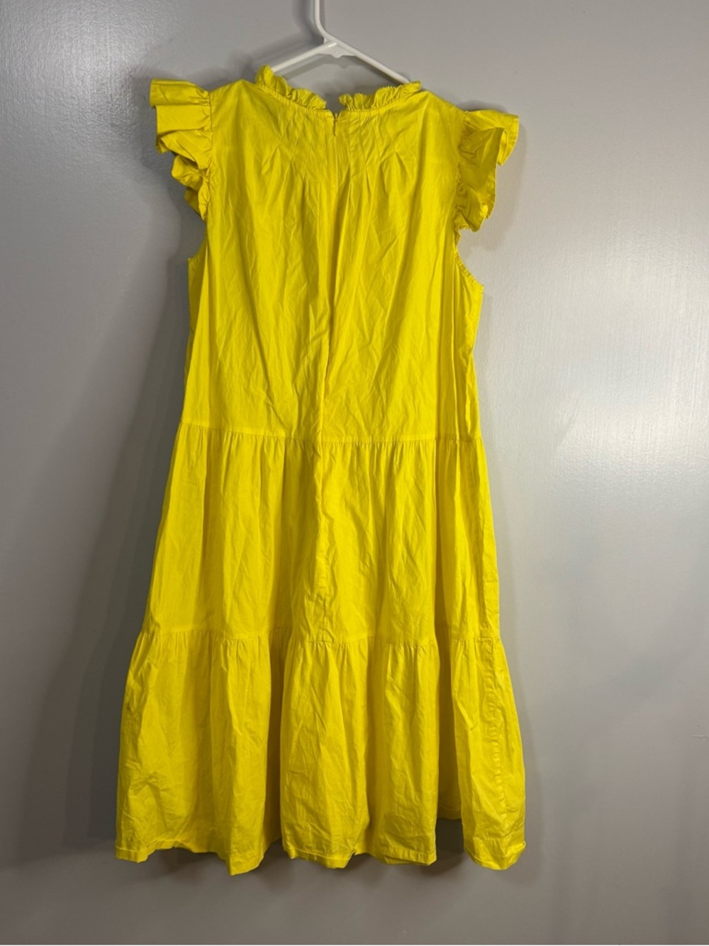 Sea New York Bright Yellow Tabitha Poplin Cotton Dress Size 4 - Picture 10 of 12